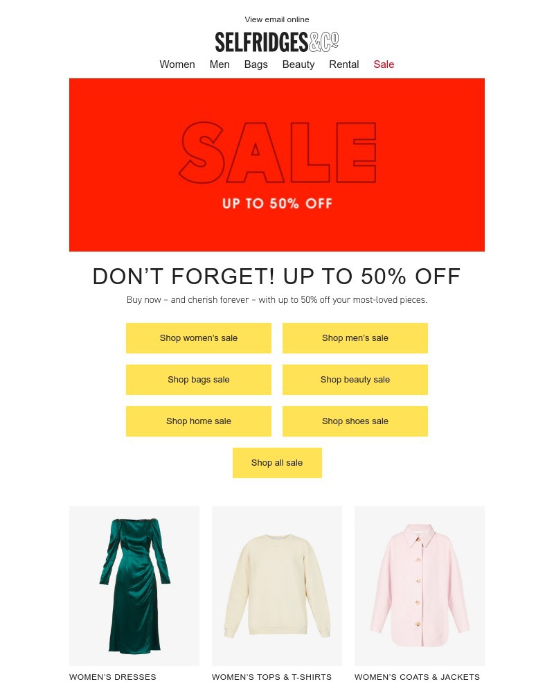 Screenshot of email with subject /media/emails/dont-forget-up-to-50-off-at-selfridges-d5b860-cropped-db29991c.jpg