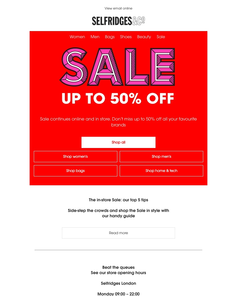 Screenshot of email with subject /media/emails/dont-forget-up-to-50-off-in-the-selfridges-sale-1-cropped-fa8bb4fb.jpg