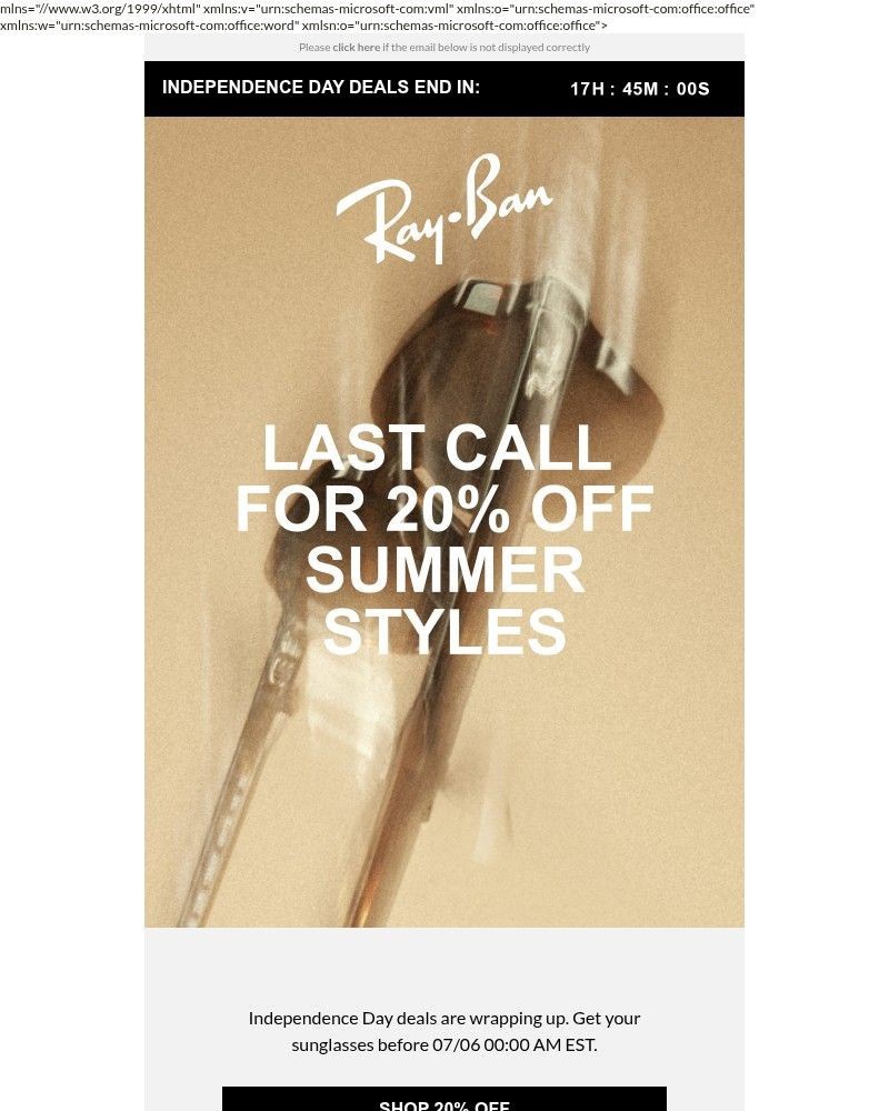 Screenshot of email with subject /media/emails/dont-miss-20-off-sunglasses-1cc50b-cropped-fd62181b.jpg