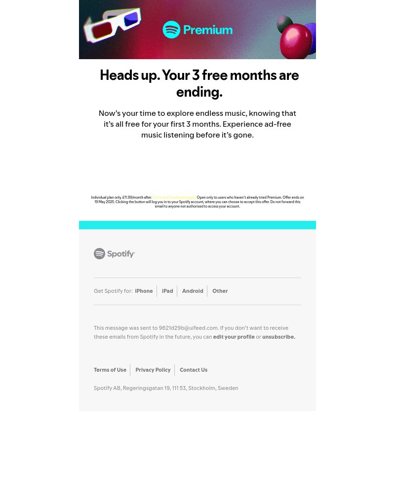 Screenshot of email with subject /media/emails/dont-miss-3-months-of-spotify-premium-for-0-61da11-cropped-e13ad08c.jpg