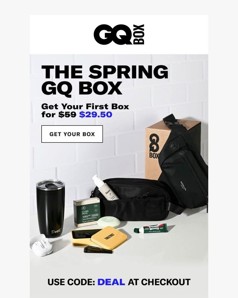 Screenshot of email sent to a GQ Newsletter subscriber