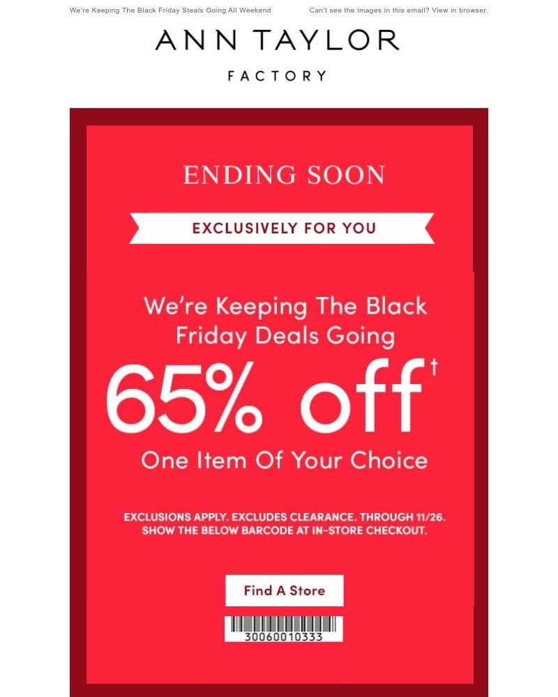 Screenshot of email with subject /media/emails/dont-miss-65-off-1-item-of-your-choice-9edcda-cropped-e6967014.jpg