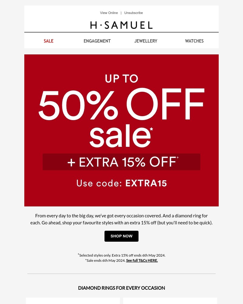 Screenshot of email with subject /media/emails/dont-miss-an-extra-15-off-sale-08ab36-cropped-e20d7439.jpg