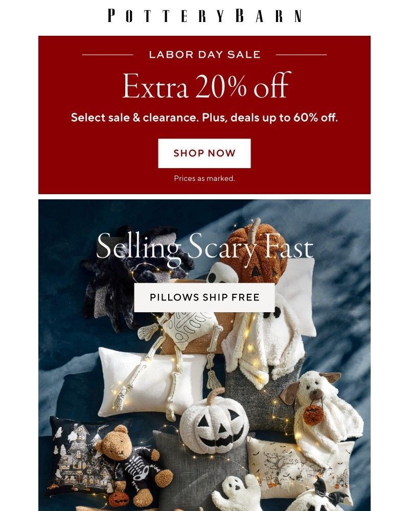 Screenshot of email with subject /media/emails/dont-miss-an-extra-20-off-clearance-a-frightfully-fun-findpillows-ship-free-36898_MH5j5Xe.jpg