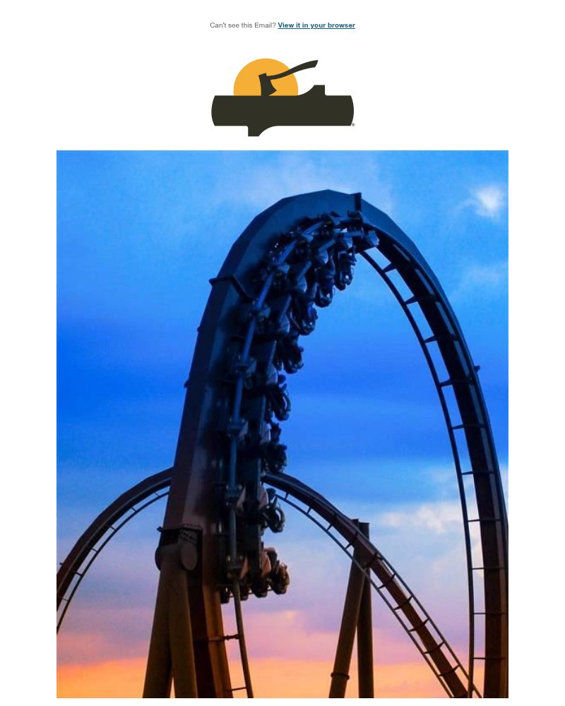 Screenshot of email sent to a Silver Dollar City Newsletter subscriber