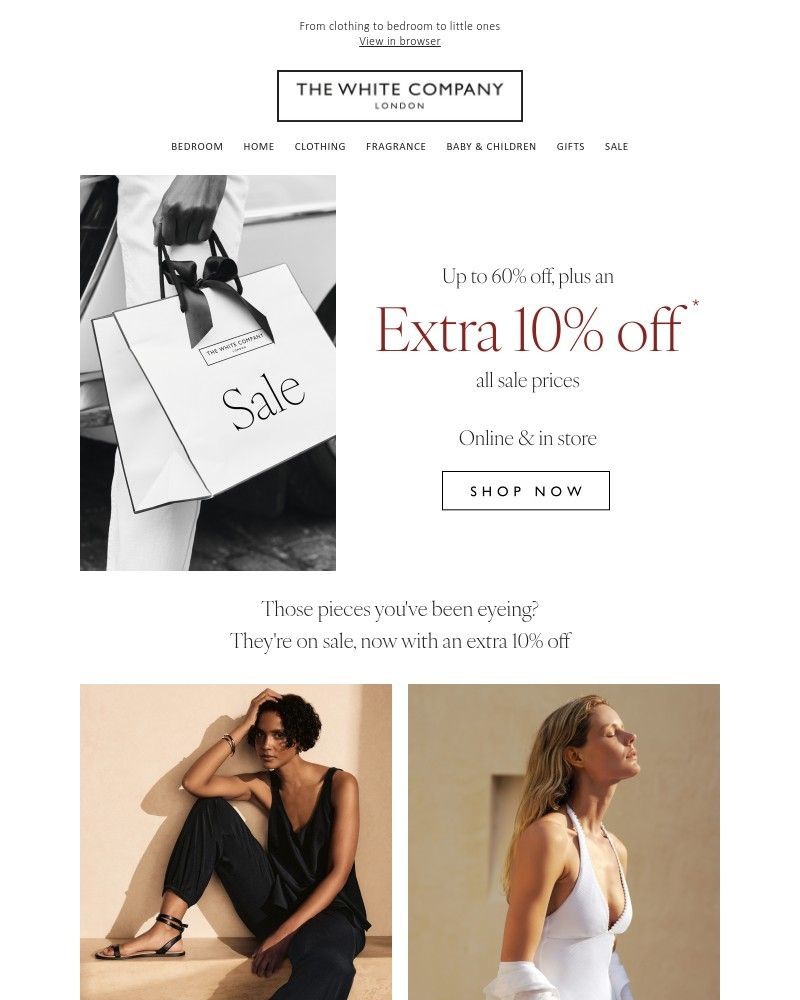Screenshot of email with subject /media/emails/dont-miss-extra-10-off-sale-favourites-a261e0-cropped-b83ce226.jpg