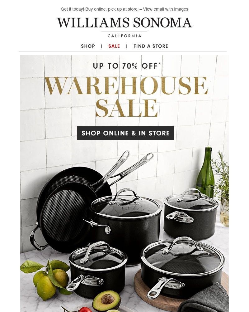 Screenshot of email with subject /media/emails/dont-miss-it-warehouse-sale-deals-going-fast-0f68b0-cropped-0cec98a1.jpg