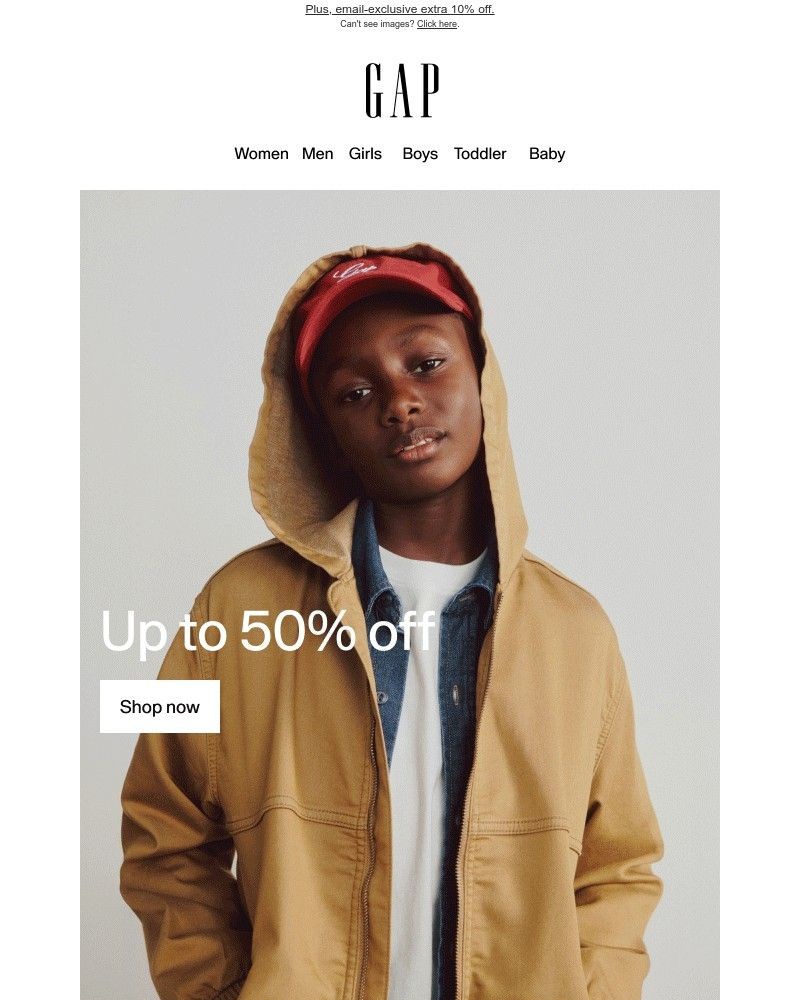Screenshot of email with subject /media/emails/dont-miss-out-on-up-to-50-off-including-tees-4e574c-cropped-ce96d53c.jpg