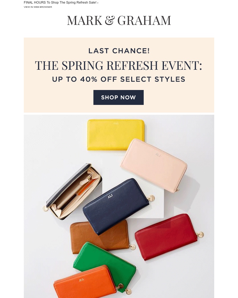 Screenshot of email with subject /media/emails/dont-miss-out-up-to-40-off-spring-styles-ends-tonight-cropped-cda10b8e.jpg
