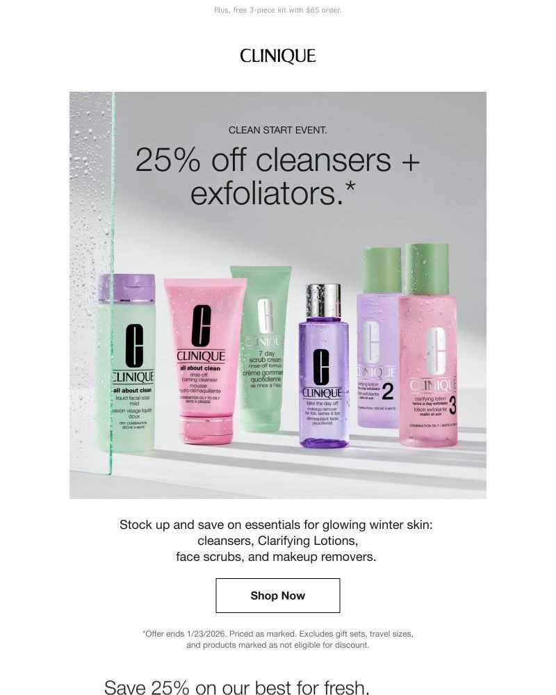 Screenshot of email with subject /media/emails/dont-miss-this-25-off-cleansing-and-exfoliating-essentials-d072af-cropped-687532c8.jpg