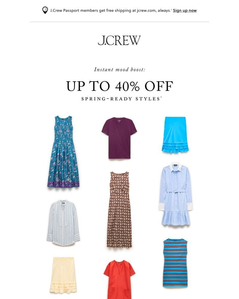 Screenshot of email with subject /media/emails/dont-miss-up-to-40-off-spring-ready-styles-abfdd0-cropped-ceae84ea.jpg