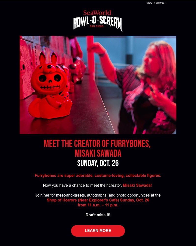 Screenshot of email with subject /media/emails/dont-miss-your-chance-to-meet-misaki-at-howl-o-scream-this-sunday-oct-26-bd387d-c_a28Cbkd.jpg
