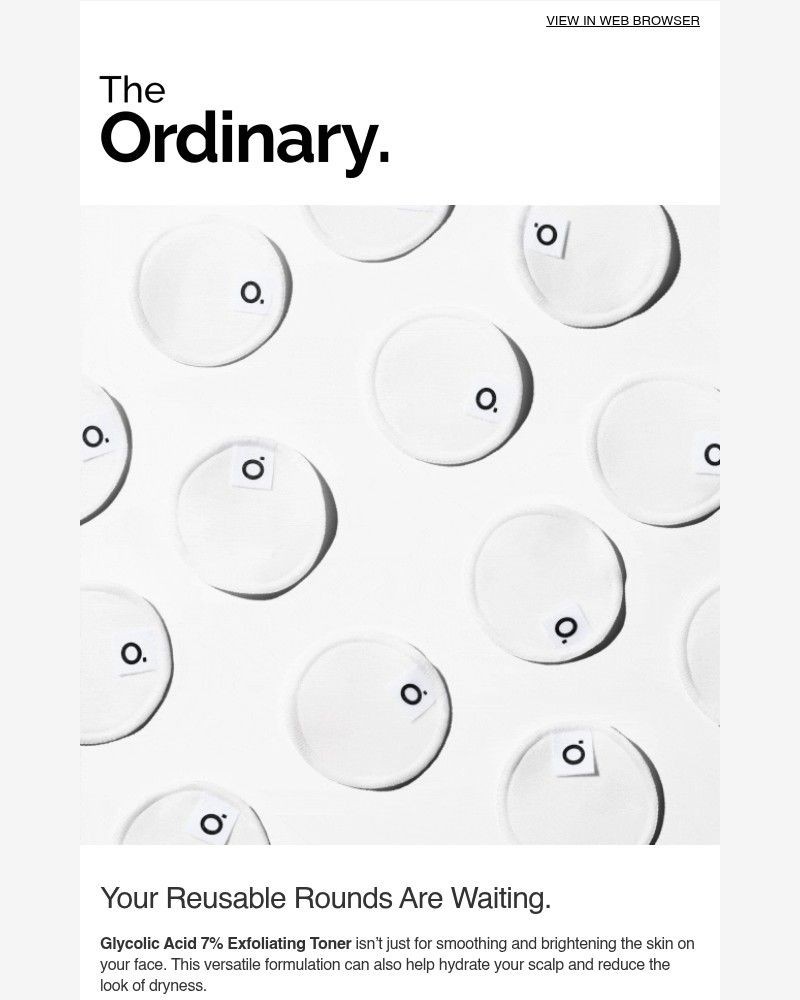 Screenshot of email sent to a The Ordinary Seller