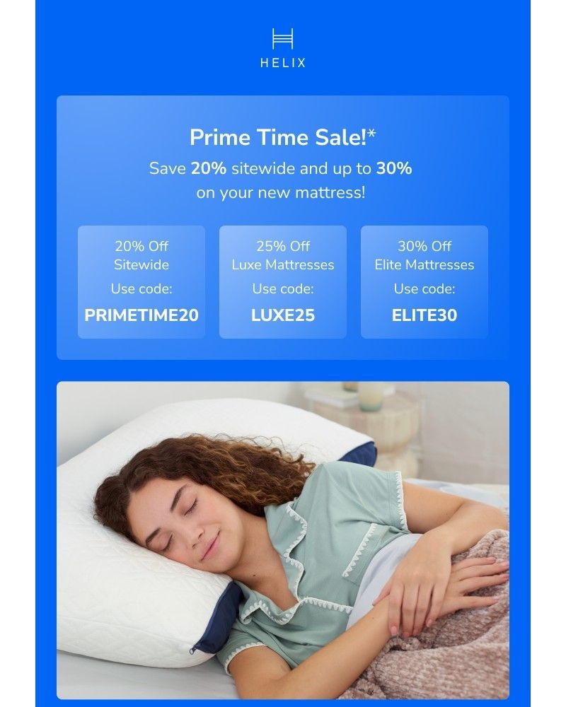 Screenshot of email sent to a Helix Newsletter subscriber