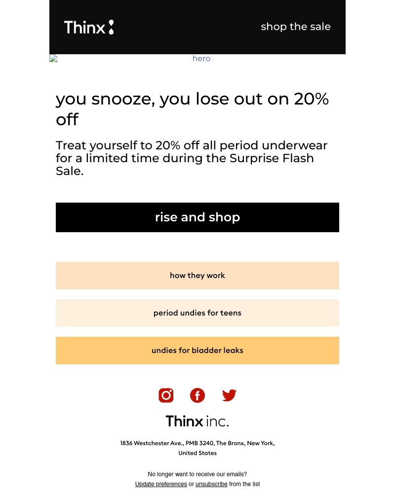 Screenshot of email with subject /media/emails/dont-sleep-on-this-sale-1e3812-cropped-380c75c0.jpg