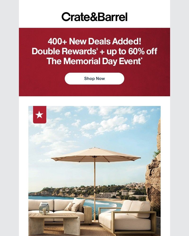 Screenshot of email with subject /media/emails/double-rewards-up-to-60-off-the-memorial-day-event-just-added-400-new-deals-c313a_NxL9GpD.jpg