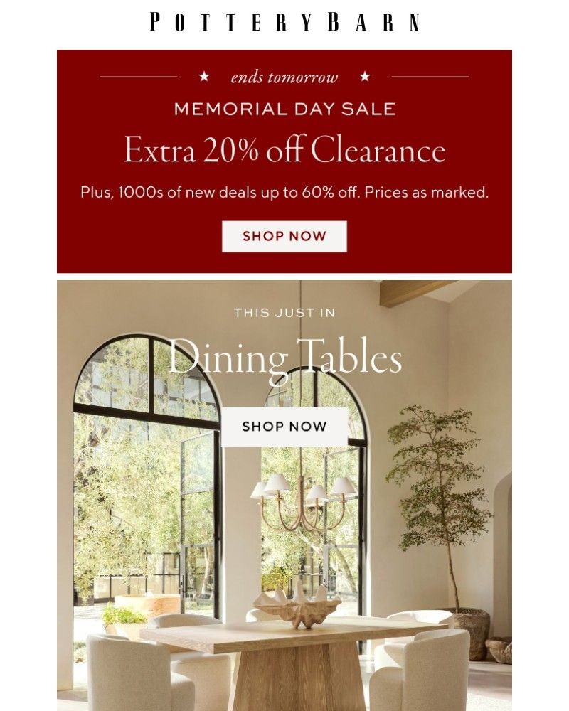 Screenshot of email with subject /media/emails/double-the-deals-gone-tomorrow-new-dining-tables-b32643-cropped-b61d7318.jpg