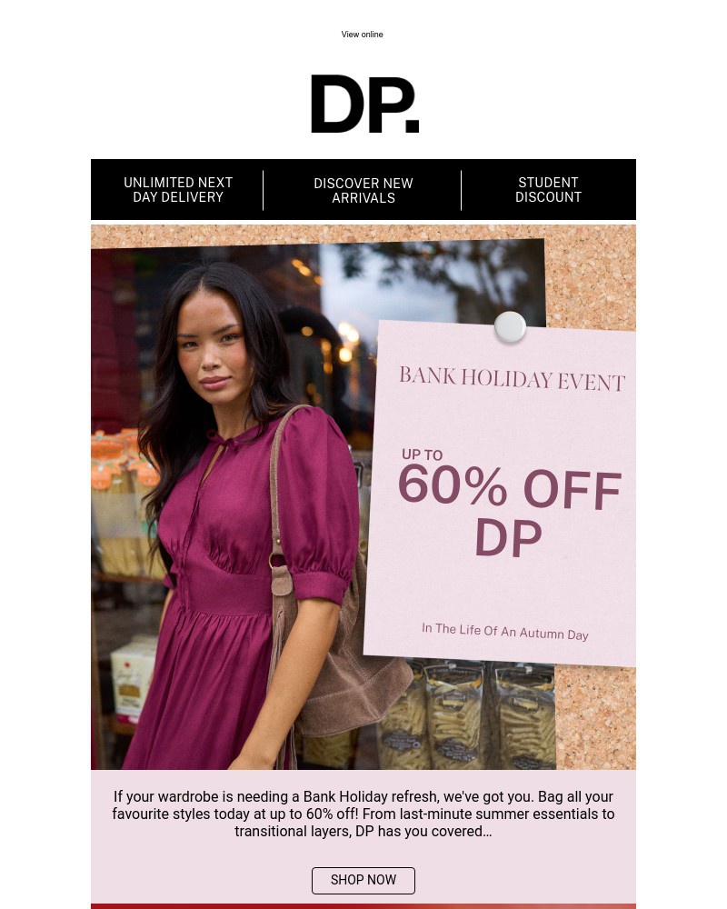 Screenshot of email with subject /media/emails/dp-bank-holiday-savings-have-landed-18e770-cropped-2f596f69.jpg