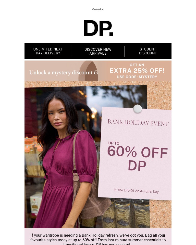 Screenshot of email with subject /media/emails/dp-bank-holiday-savings-have-landed-4ee463-cropped-acd26a03.jpg