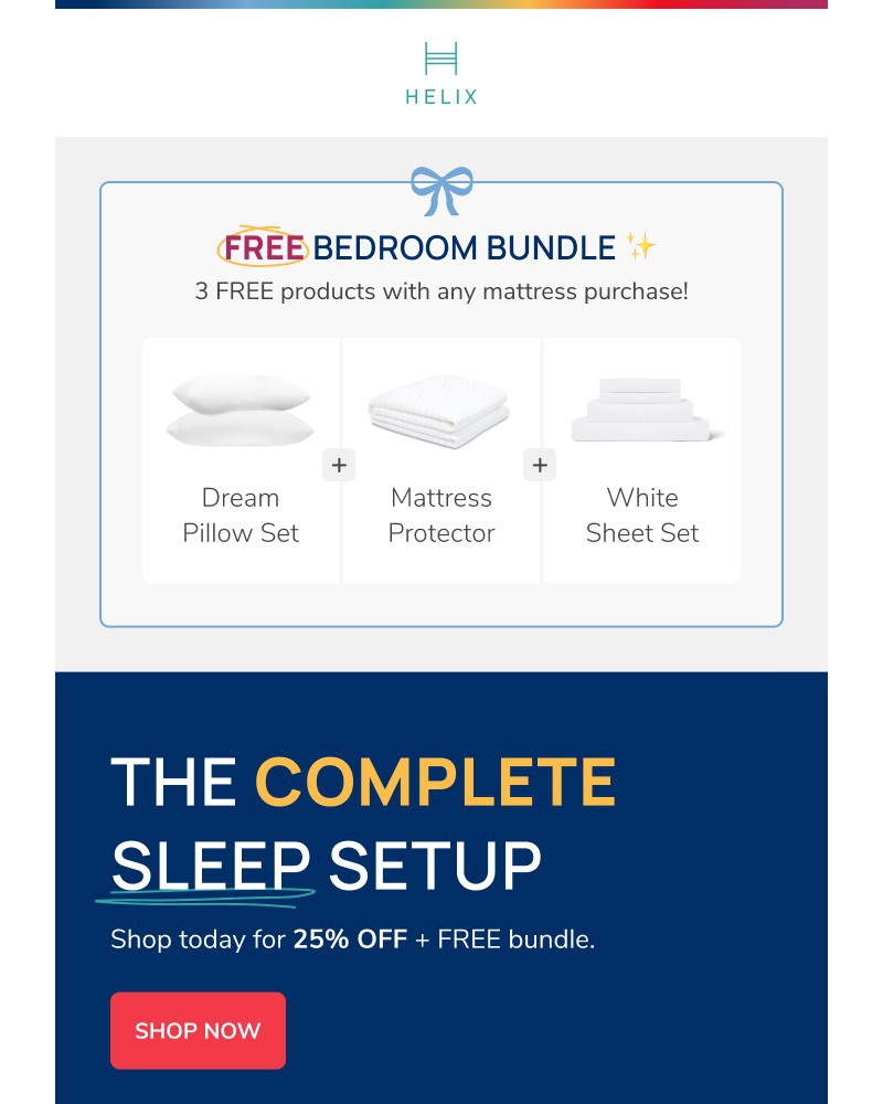 Screenshot of email with subject /media/emails/dream-bed-no-interest-until-2026-get-yours-now-13c97f-cropped-7f579e77.jpg