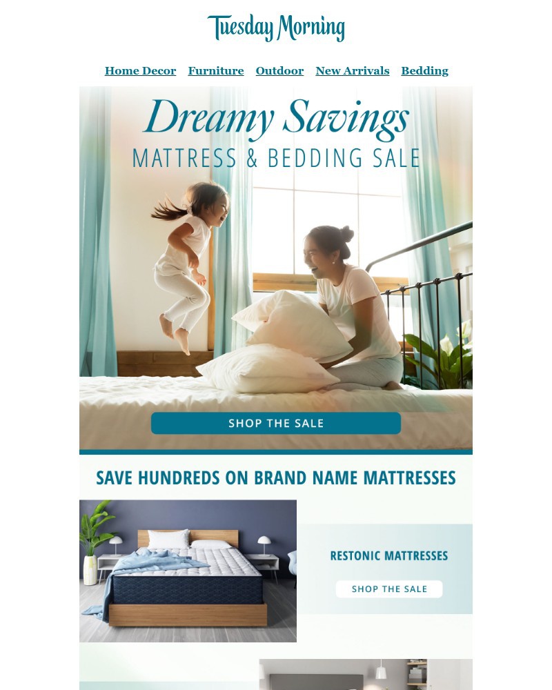 Screenshot of email with subject /media/emails/dreamy-savings-mattress-bedding-sale-c2df07-cropped-65cf7f69.jpg