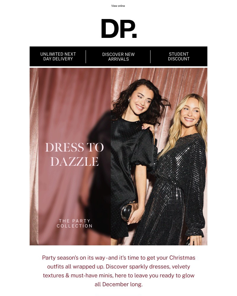 Screenshot of email with subject /media/emails/dress-to-dazzle-6a55a4-cropped-f151457f.jpg