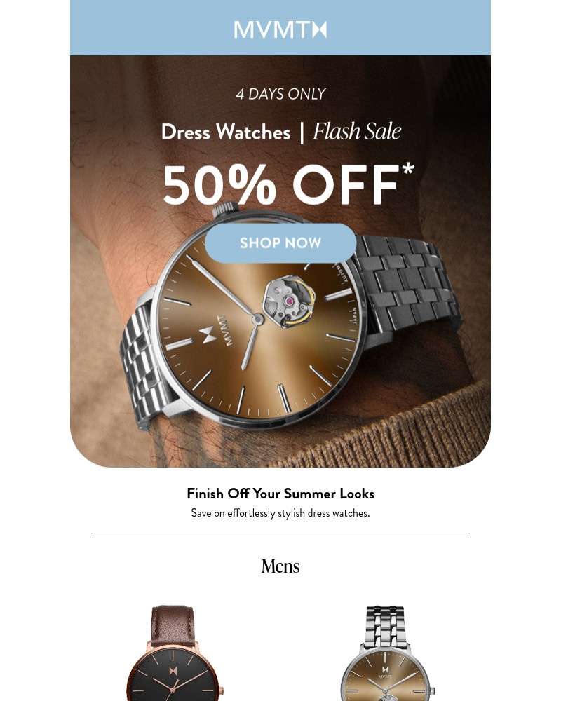 Screenshot of email with subject /media/emails/dress-watches-flash-sale-50-off-4887d6-cropped-1fb7af5e.jpg