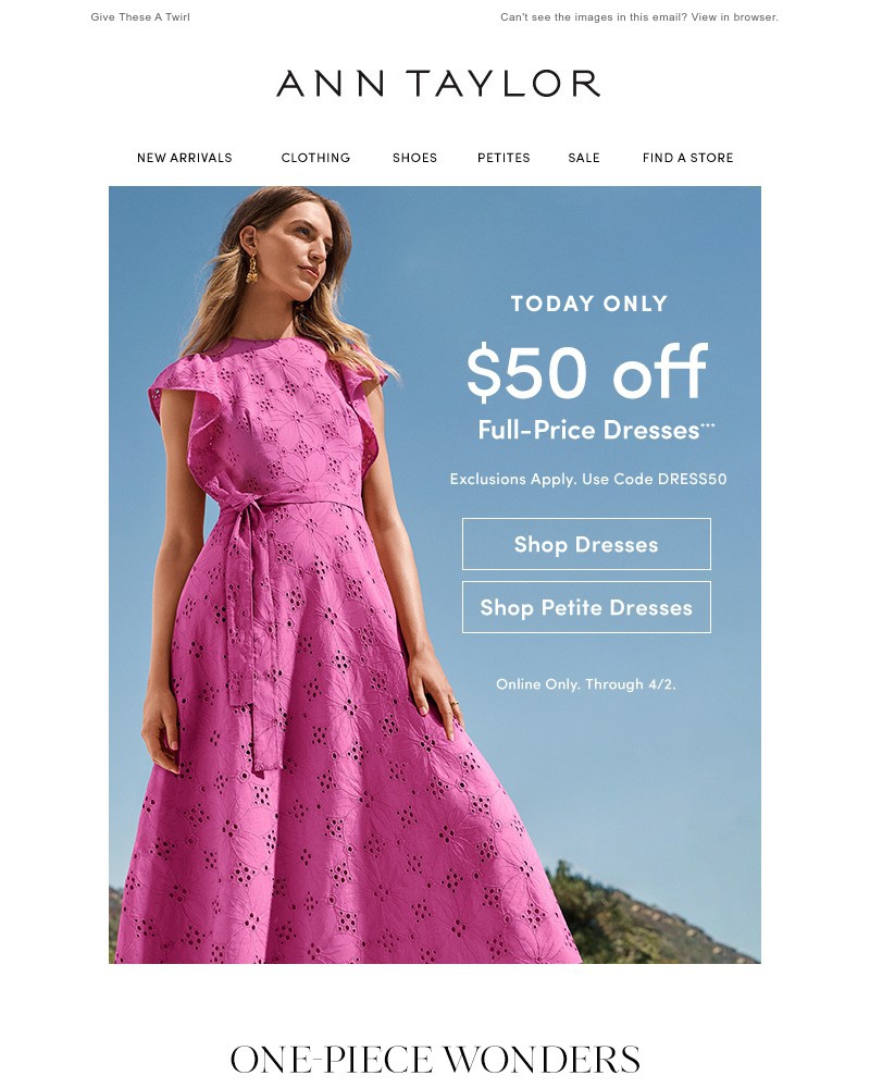 Screenshot of email with subject /media/emails/dresses-are-on-salefor-today-only-4715e4-cropped-ceccb55b.jpg