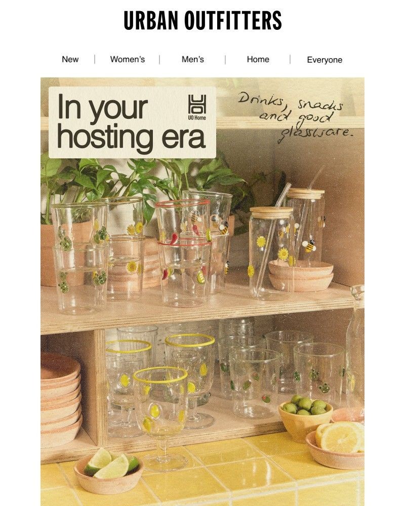 Screenshot of email sent to a Urban Outfitters Newsletter subscriber