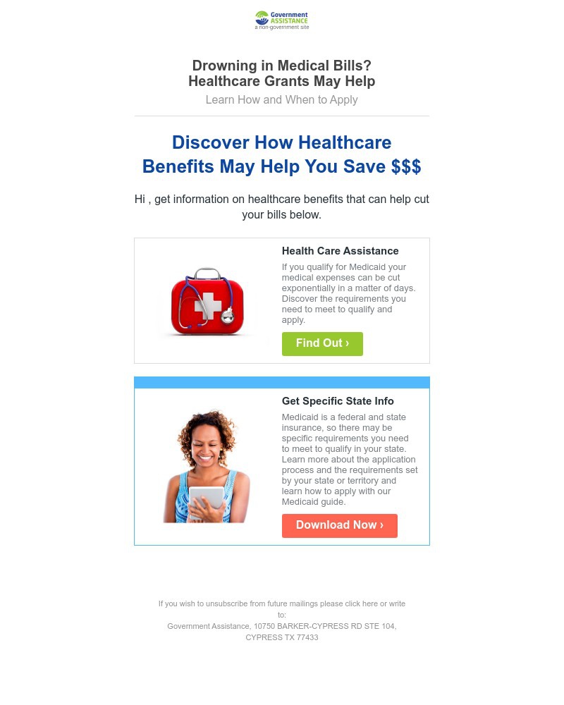 Screenshot of email with subject /media/emails/drowning-in-medical-bills-healthcare-grants-may-help-289e92-cropped-f5f602df.jpg