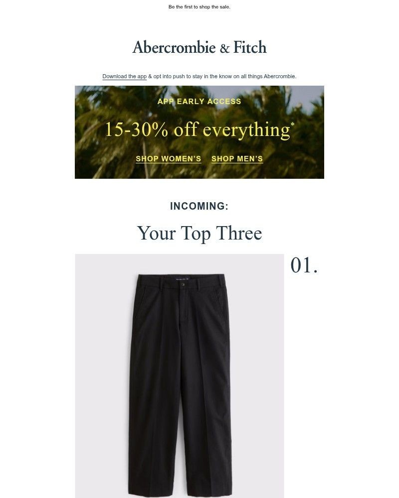 Screenshot of email with subject /media/emails/early-access-15-30-off-everything-61fd33-cropped-f02d3e3c.jpg