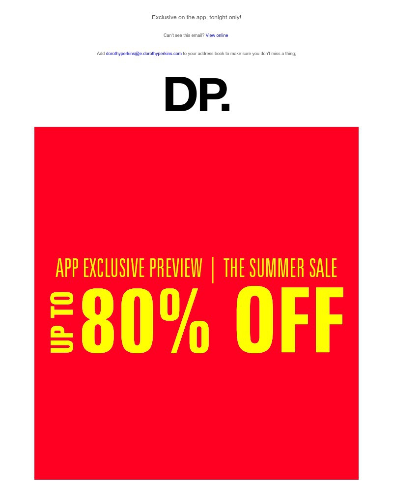 Screenshot of email with subject /media/emails/early-access-summer-sale-7aa6e7-cropped-f9e6d980.jpg