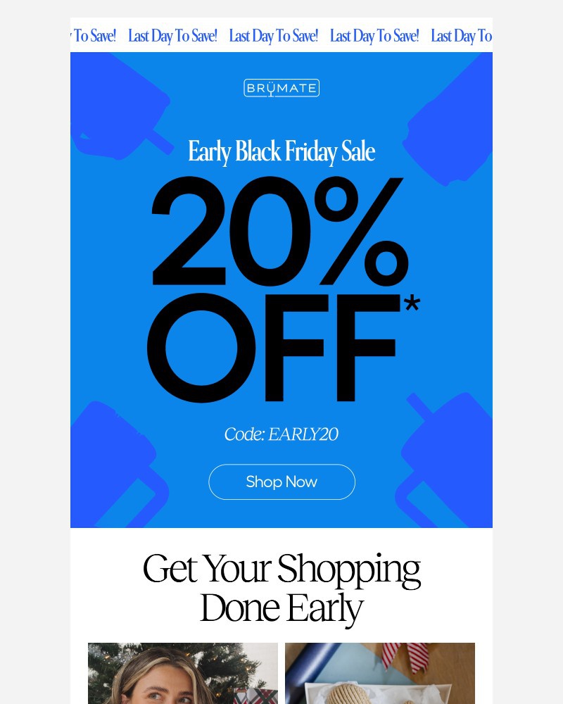 Screenshot of email sent to a BruMate Newsletter subscriber