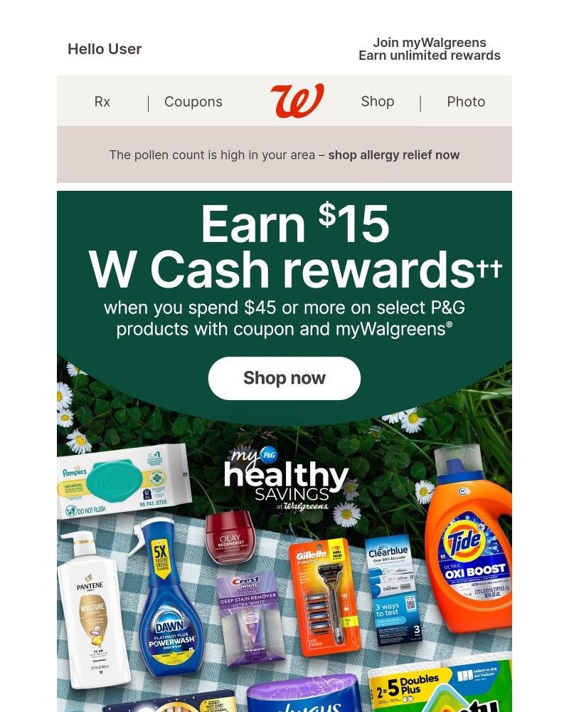 Screenshot of email with subject /media/emails/earn-15-rewards-when-you-spend-45-on-select-pg-3e5349-cropped-5749d67d.jpg
