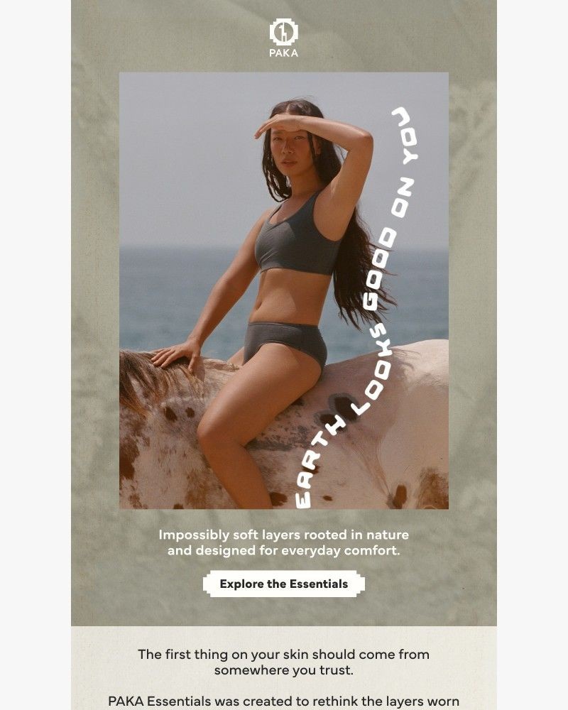 Screenshot of email sent to a Paka Newsletter subscriber
