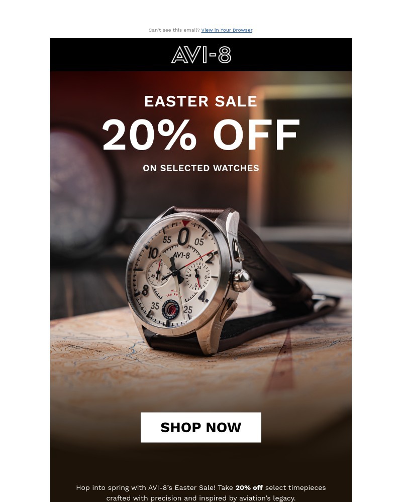 Screenshot of email with subject /media/emails/easter-elegance-20-off-avi-8-watches-6f3431-cropped-eaa1bdb9.jpg