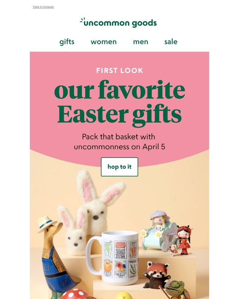 Screenshot of email with subject /media/emails/easter-gifts-are-here-go-ahead-and-take-a-peep-f40869-cropped-97f04cc3.jpg