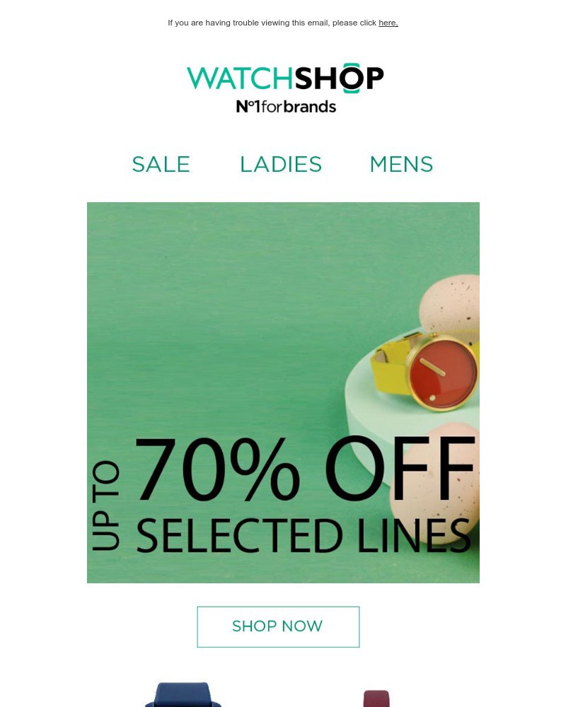Screenshot of email with subject /media/emails/easter-monday-sale-up-to-70-off-selected-lines-46796a-cropped-b0afed62.jpg