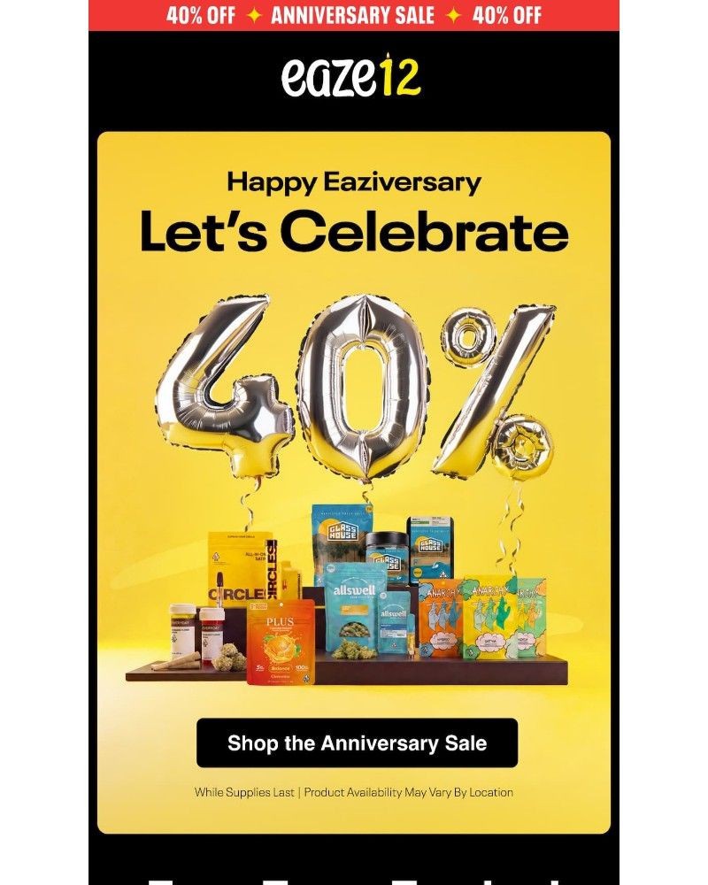 Screenshot of email with subject /media/emails/eaze-turns-12-enjoy-40-off-39c81d-cropped-b56db941.jpg