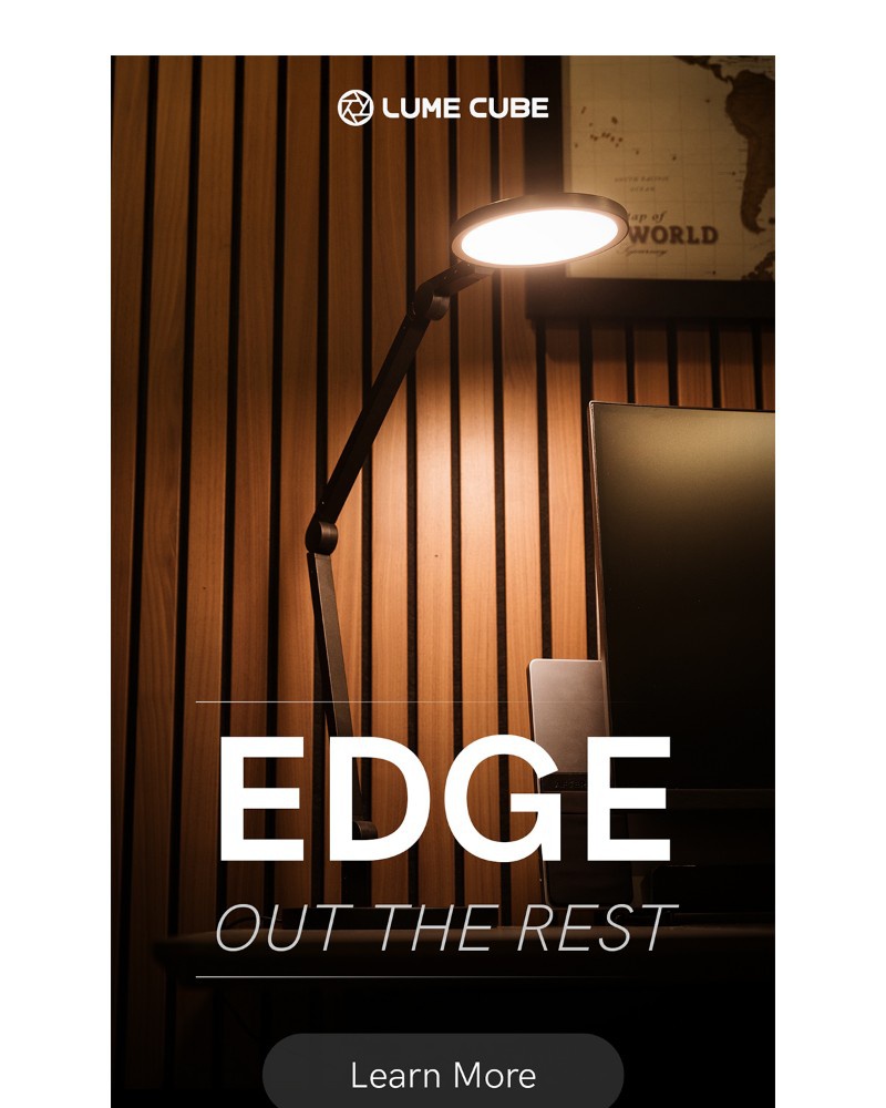 Screenshot of email sent to a Lume Cube Newsletter subscriber