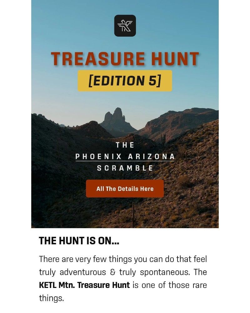 Screenshot of email sent to a KETL Mountain Apparel Newsletter subscriber