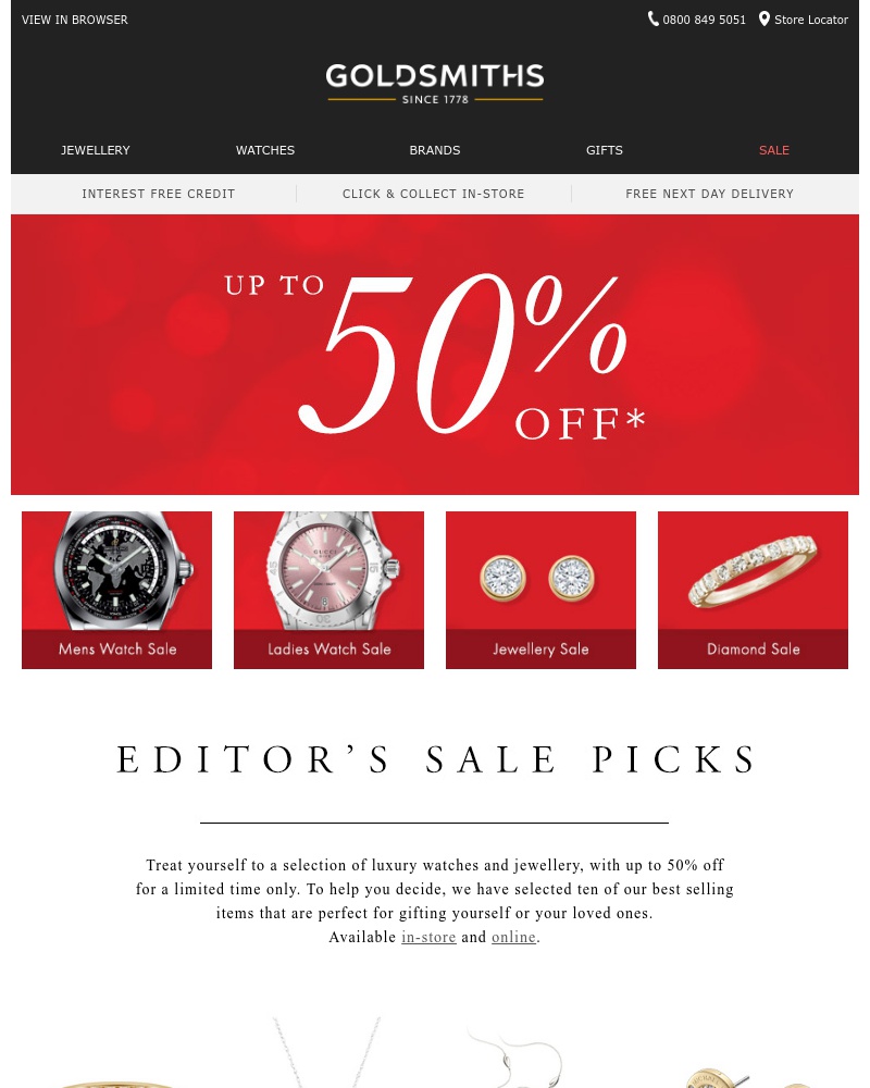 Screenshot of email with subject /media/emails/editors-sale-picks-up-to-50-off-goldsmiths-sale-cropped-953bfb2a.jpg