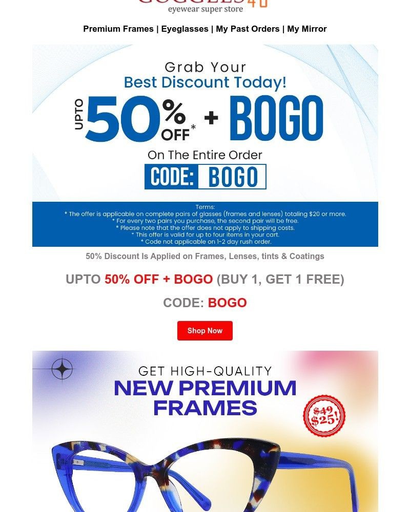 Screenshot of email with subject /media/emails/elevate-your-look-with-discounted-premium-frames-29aa0f-cropped-0e50734b.jpg