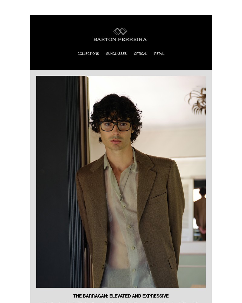 Screenshot of email sent to a Barton Perreira Newsletter subscriber