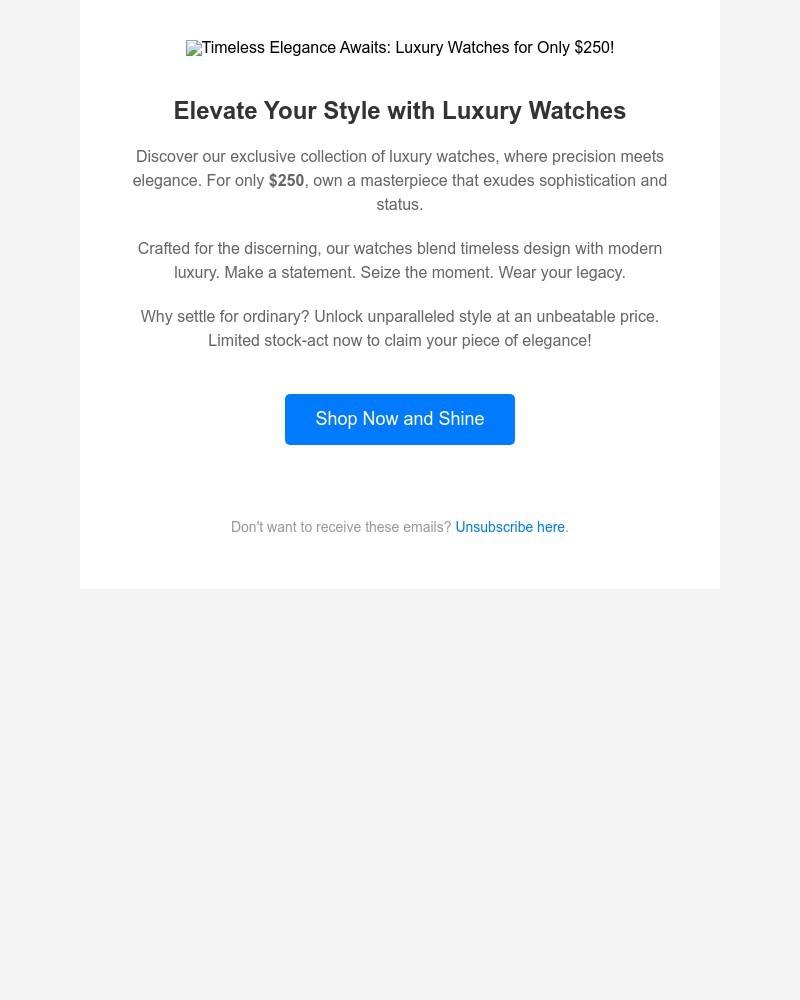 Screenshot of email with subject /media/emails/elevate-your-style-with-luxury-watches-starting-at-250-9d06d9-cropped-2c654bd1.jpg