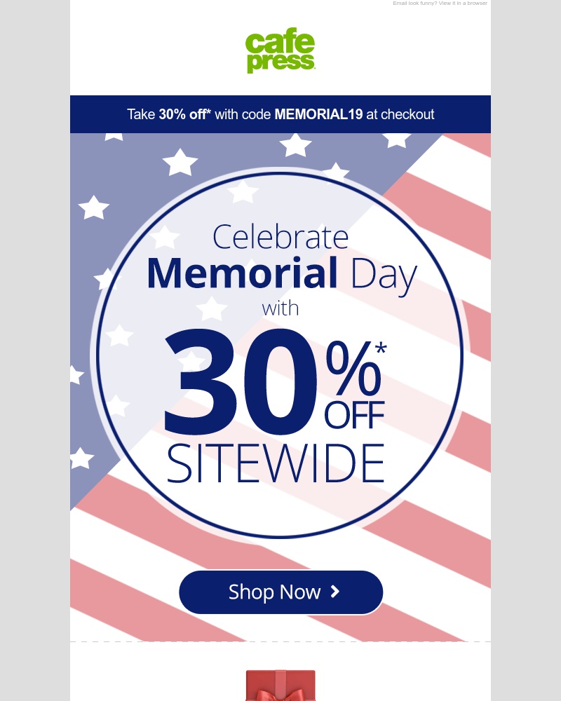 Screenshot of email with subject /media/emails/email-exclusive-memorial-day-sale-30-off-your-order-cropped-0f4e0678.jpg