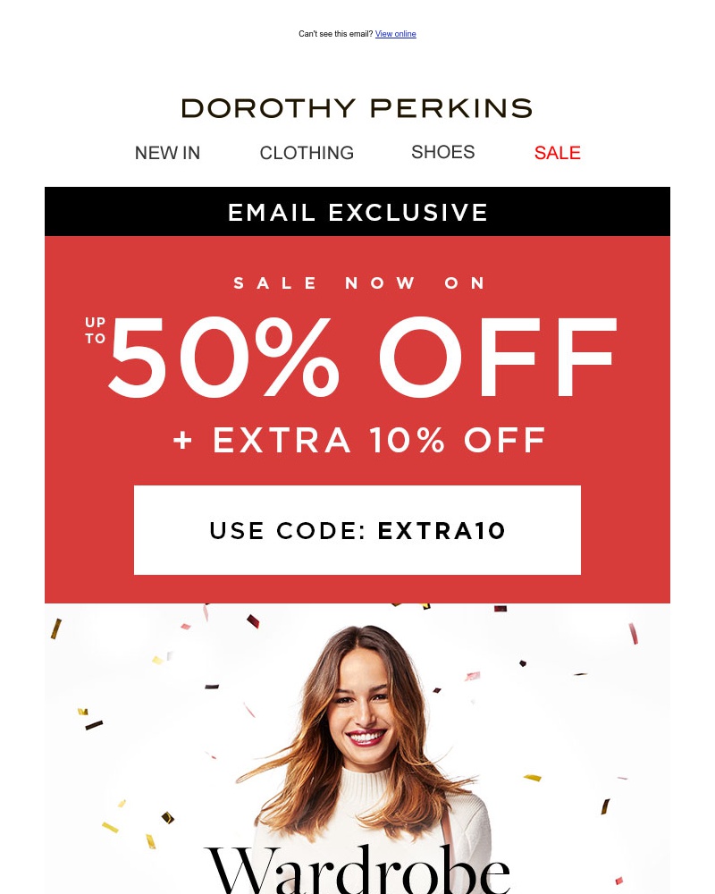 Screenshot of email with subject /media/emails/email-exclusive-up-to-50-off-sale-extra-10-off-cropped-db551d27.jpg