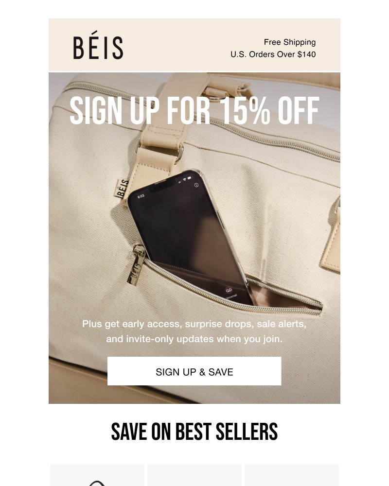 Screenshot of email sent to a Beis Newsletter subscriber