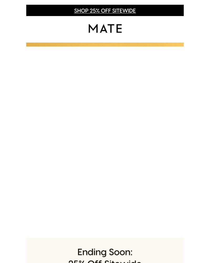 Screenshot of email sent to a MATE the Label Newsletter subscriber