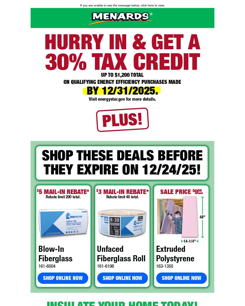 Screenshot of email with subject /media/emails/ending-soon-30-tax-credit-more-hot-deals-04c9e7-cropped-97aa0c84.jpg